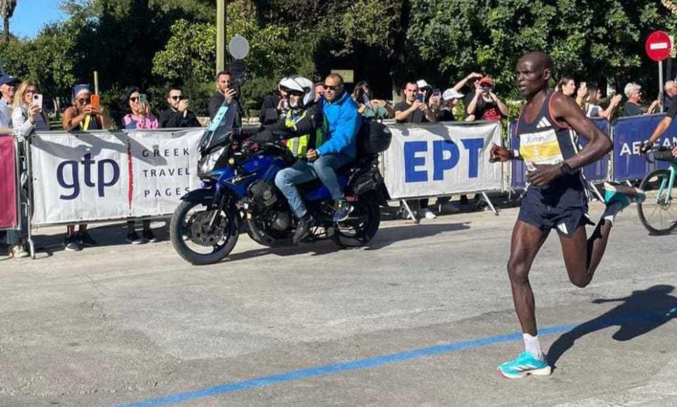 Edwin Kiptoo。（取自Greek Travel Pages粉專）