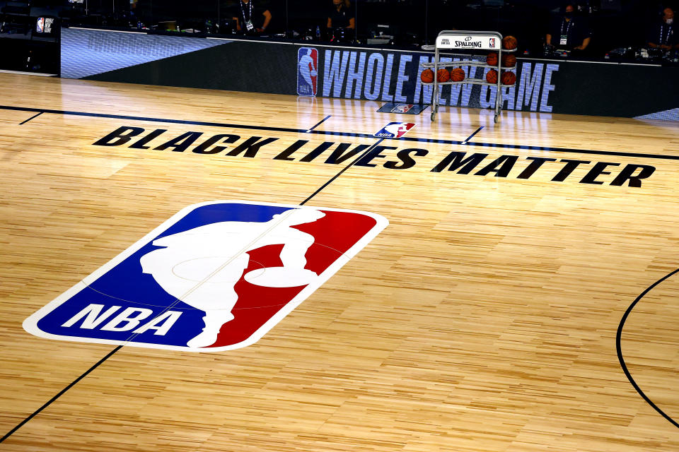 NBA court at Walt Disney World