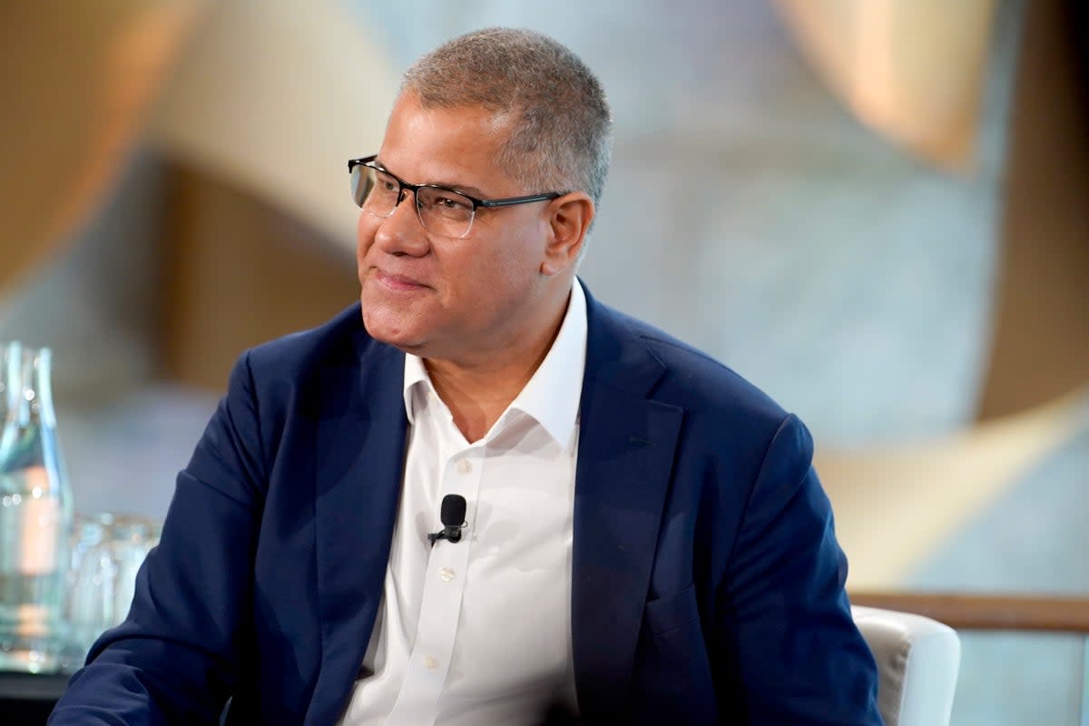 Sir Alok Sharma speaks onstage during Global Citizen NOW: Climate Sessions 2023 in New York City (Getty Images for Global Citizen)