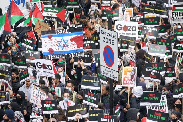 Palestine solidarity march – London