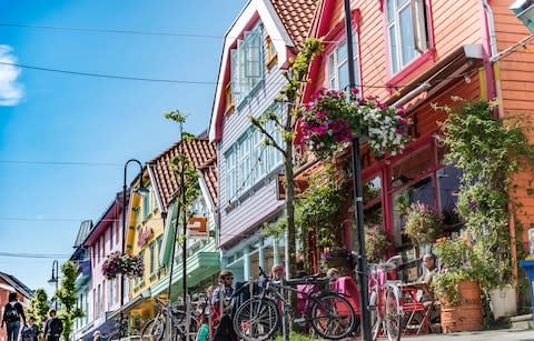 Traditional wood-paneled buildings - Credit: iStock