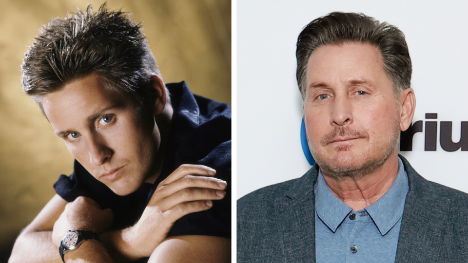 Emilio Estevez Left: 1980; Right: 2023