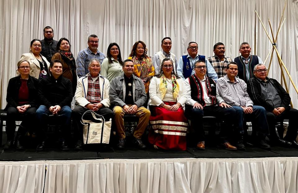 Cree and Innu leaders attend a summit held in Chisasibi on January 9 and 10. One of the subjects discussed was a nation-to-nation agreement permitting Innu hunters to hunt caribou on Cree traditional territory. 