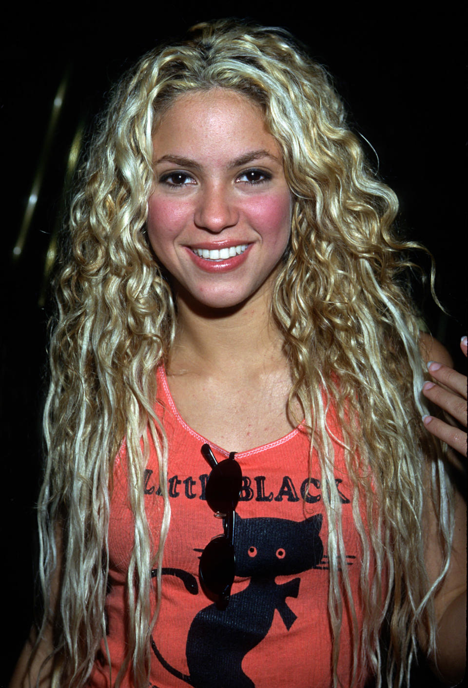 <span><span>Shakira at the Latin Grammy rehearsals, 2000</span><span>MediaPunch/Shutterstock</span></span>