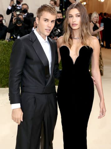 Dimitrios Kambouris/Getty Images for The Met Museum/Vogue Justin Bieber and Hailey Baldwin