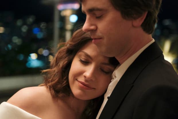 <em>Newlyweds Lea (Paige Spara) and Dr. Shaun Murphy (Freddie Highmore) in "The Good Doctor"</em><p>Jeff Weddell/ABC</p>