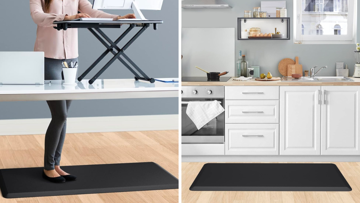 KitchenClouds Kitchen Mat Cushioned Anti Fatigue Kitchen Rug