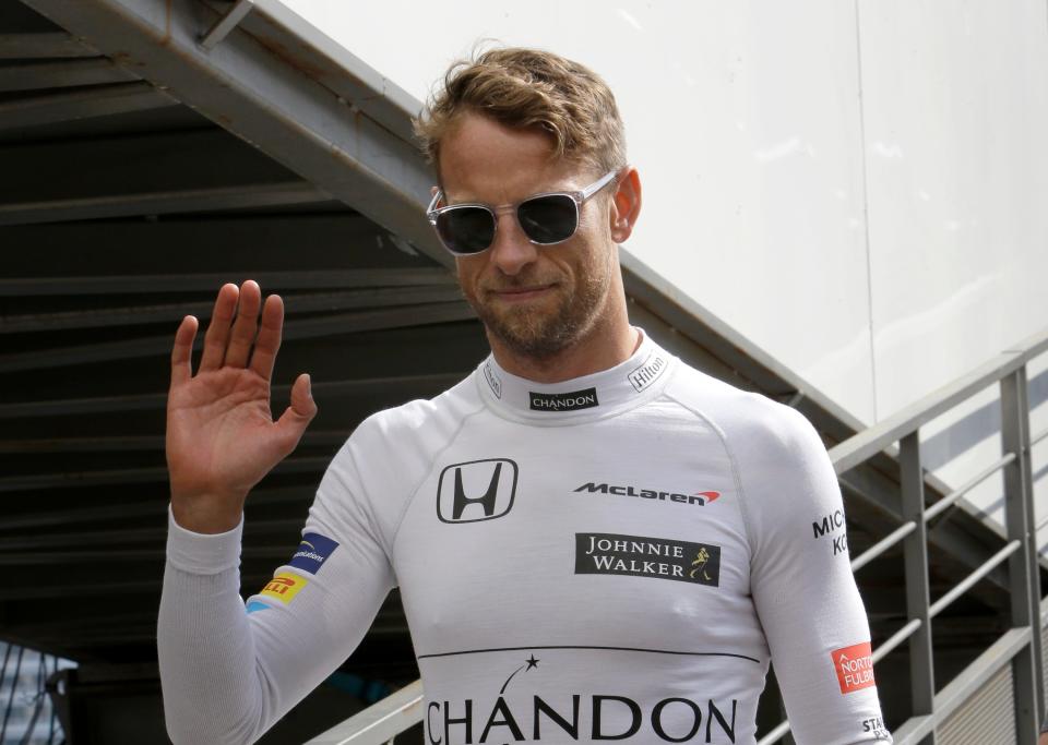 British racer and 2009 F1 champ Jenson Button.