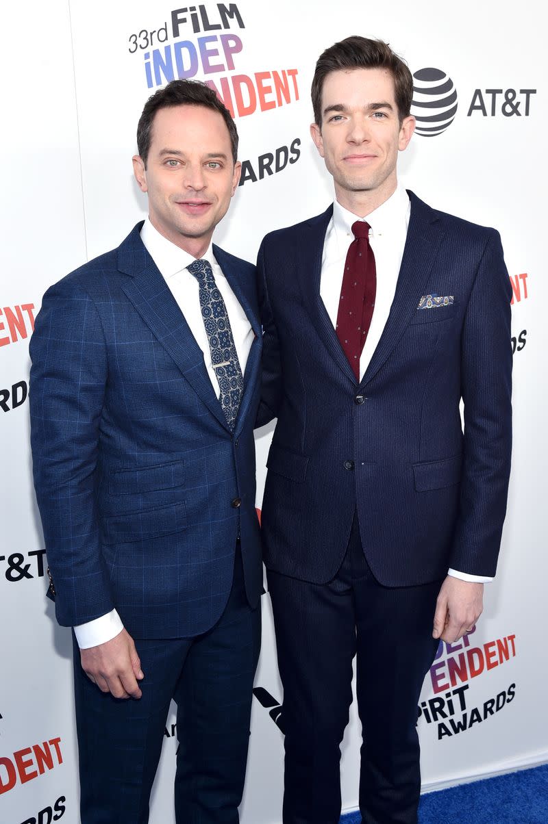 <p> Fellow funnymen Nick Kroll and John Mulaney linked up while attending Georgetown University in 2000; Kroll was the upperclassman responsible for recruiting Mulaney into the hallowed Georgetown Improv Association. </p> <p> When Kroll met Mulraney, he just knew that there was something special about him. &quot;Honestly when I met him, I was like, this guy&#x2019;s so funny, I&#x2019;m going to hold on tight,&quot; Kroll told&#xA0;<em>The Washington Post</em>. &quot;I&#x2019;ve sufficiently done that for a long time,&#x201D; Kroll says. Their friendship has since grown into what many would describe as a lifetime professional partnership, leading the comedians to work together on numerous projects such as the beloved &quot;Oh, Hello Show&quot; on Kroll&apos;s Comedy Central series (which later turned into a Broadway show) as well as Netflix&apos;s adult animated comedy&#xA0;<em>Big Mouth</em>. </p>