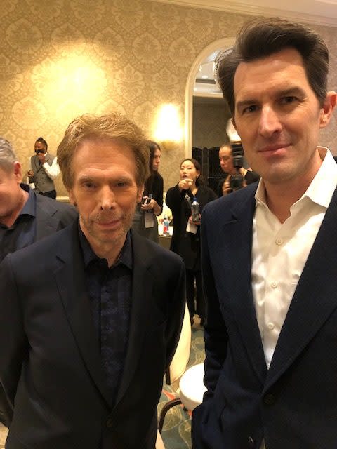 (L-R) Jerry Bruckheimer and Joseph Kosinski