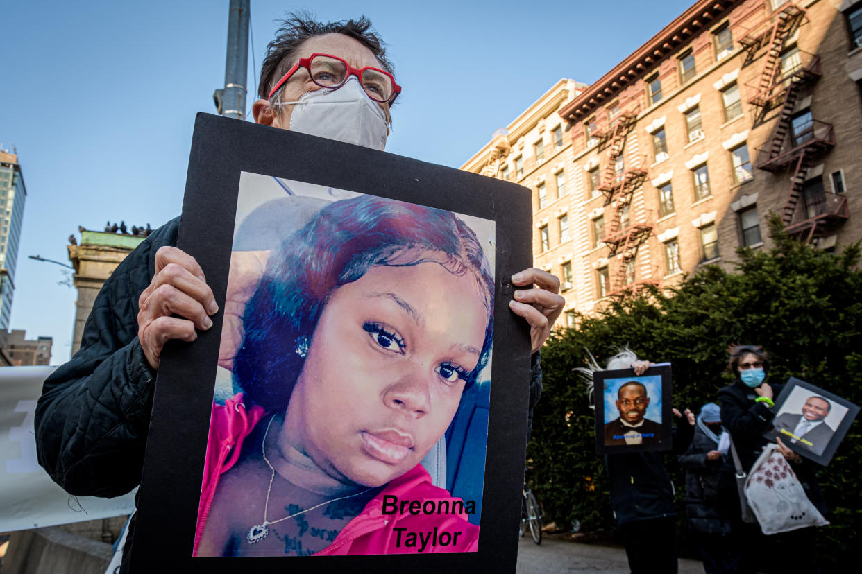 Breonna Taylor, the Black EMT shot and killed by Kentucky police, would have turned 28 on June 5, 2021. (Photo: Erik McGregor/LightRocket via Getty Images)