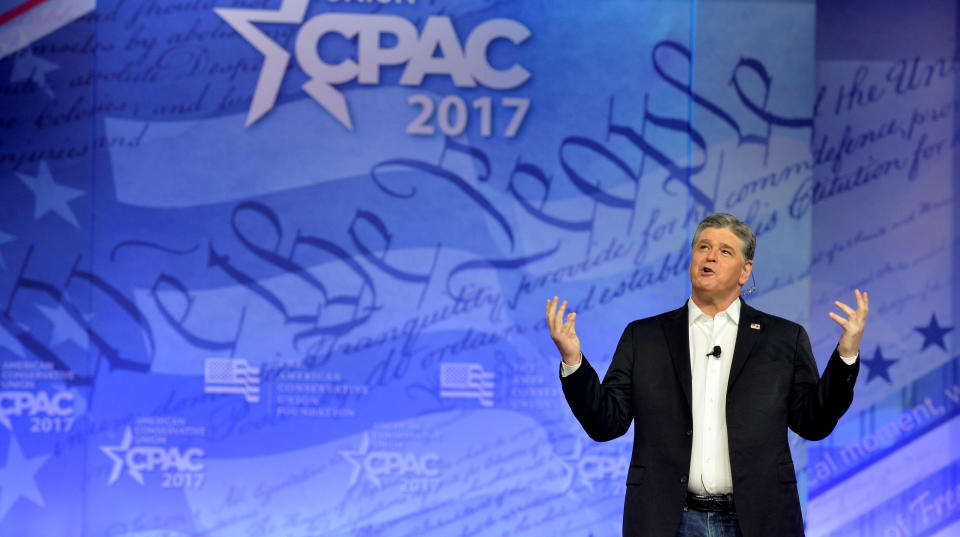 Conservative TV and radio personality Sean Hannity said the Nunes memo would expose a massive political scandal. (Photo: Mike Theiler / Reuters)