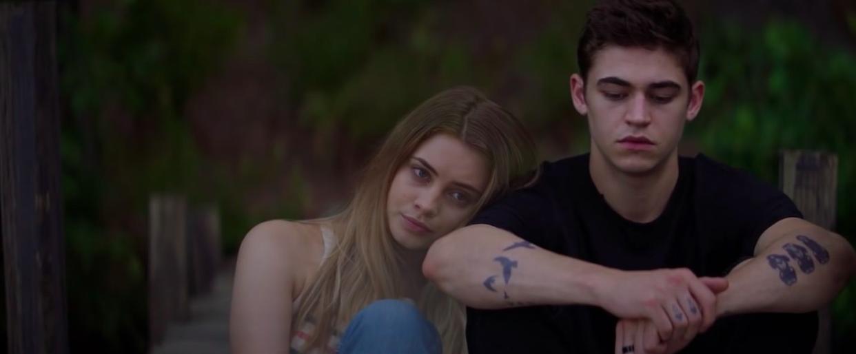 after we collided trailer, josephine langford and hero fiennes tiffin