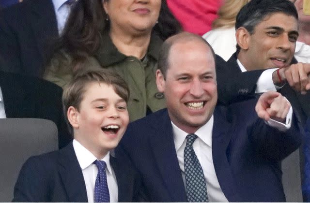 Getty Prince George and Prince William