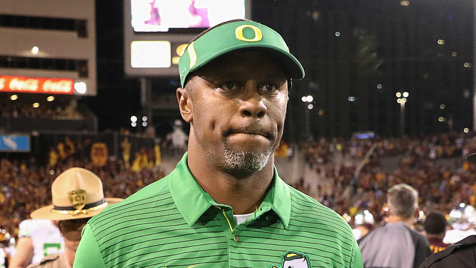 With Jimbo Fisher headed to Texas A&M, who are the best fits to become FSU’s third coach since 1976? Oregon’s Willie Taggart is interesting. (Getty)