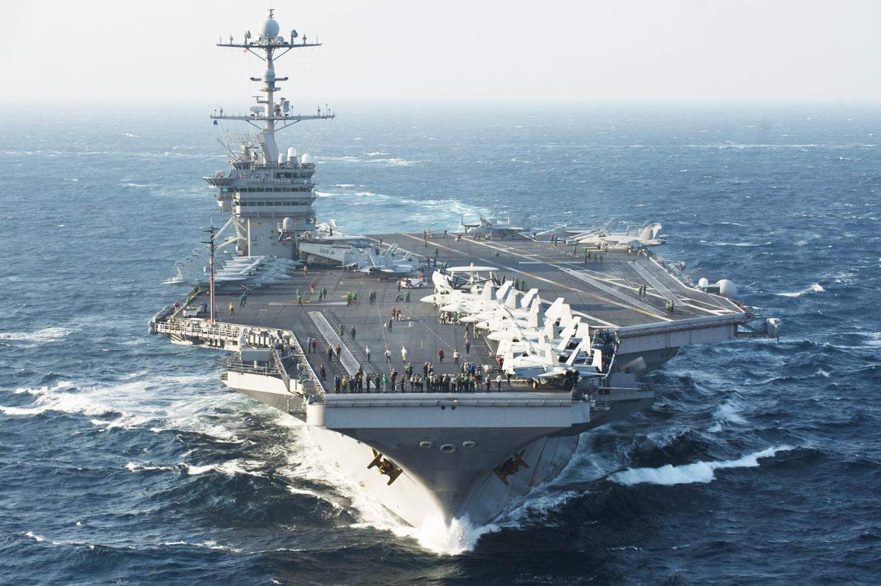 USS George Washington (Spc. Paul Kelly / U.S. Navy via Getty Images)