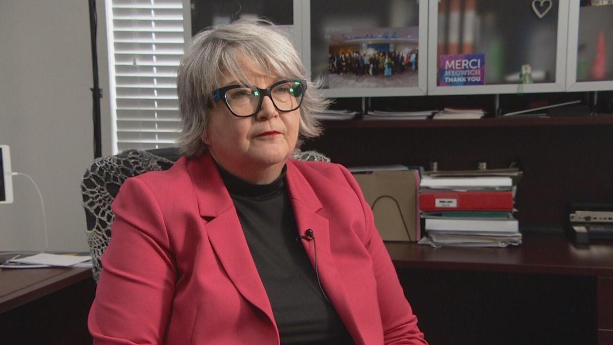 Saskatchewan Union of Nurses president Tracy Zambory says she is concerned about the increasing reliance on contract nurses (Adam Bent/CBC - image credit)