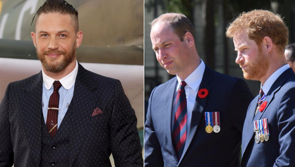 Will Tom Hardy, Prince William and Prince Harry appear in ‘Star Wars: The Last Jedi’? (Credit: WENN)