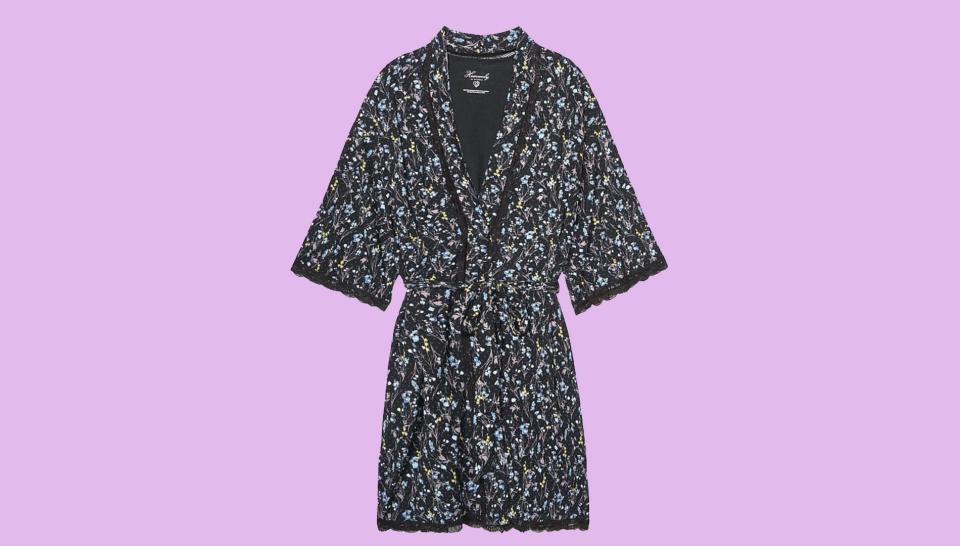 Lounge the day away in this comfy robe.