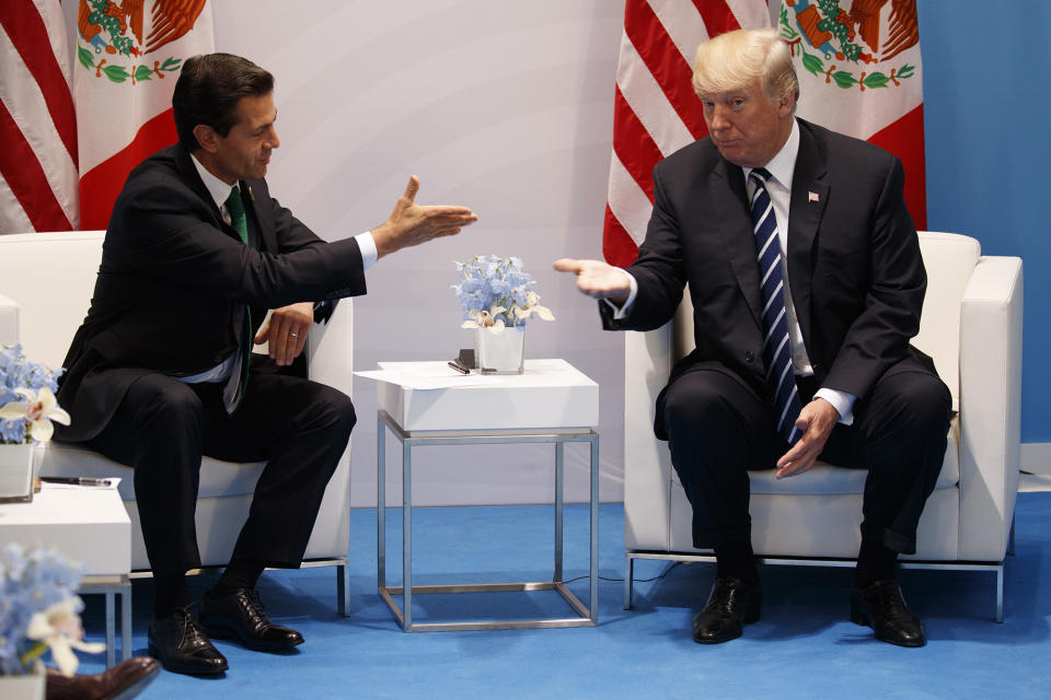 Donald Trump meets with Enrique Pena Nieto