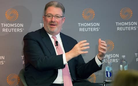 Thomson Reuters Chief Executive Jim Smith - Credit: Chris Helgren/REUTERS