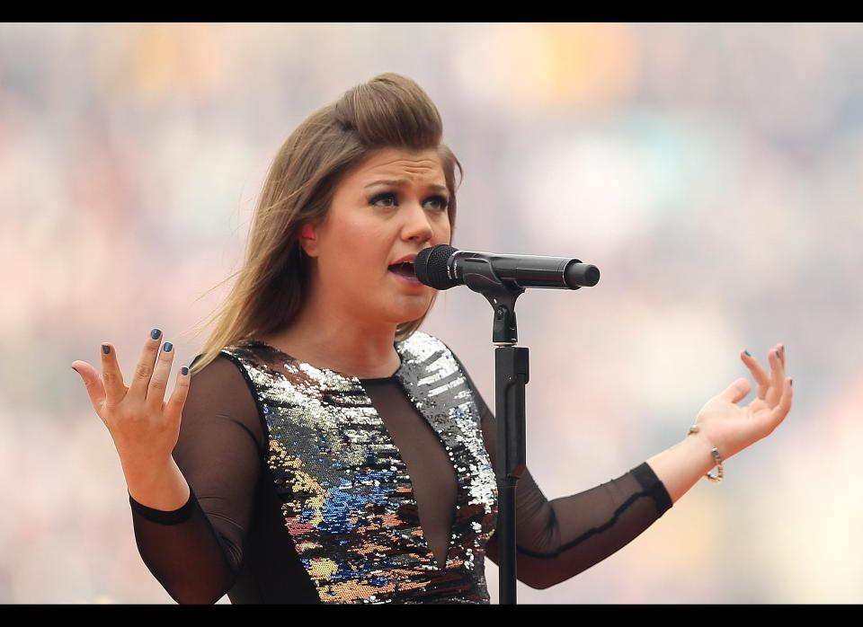 Appearing on "The View," the pop star lamented the fact that she's never been in love and has difficulty dating, which <a href="http://www.huffingtonpost.com/2011/10/27/kelly-clarkson-denies-lesbian-rumors-on-the-view_n_1034814.html" target="_hplink">prompt many people to speculate that she's a lesbian</a>. "I'm from a small town so, like, everyone's married with children or about to have children," she said. "So it's a little hard when you go home and people are like -- and that's why people think I'm gay -- because they're like 'Why aren't you married?' And I'm like, 'it doesn't happen for everyone right off the bat.'"