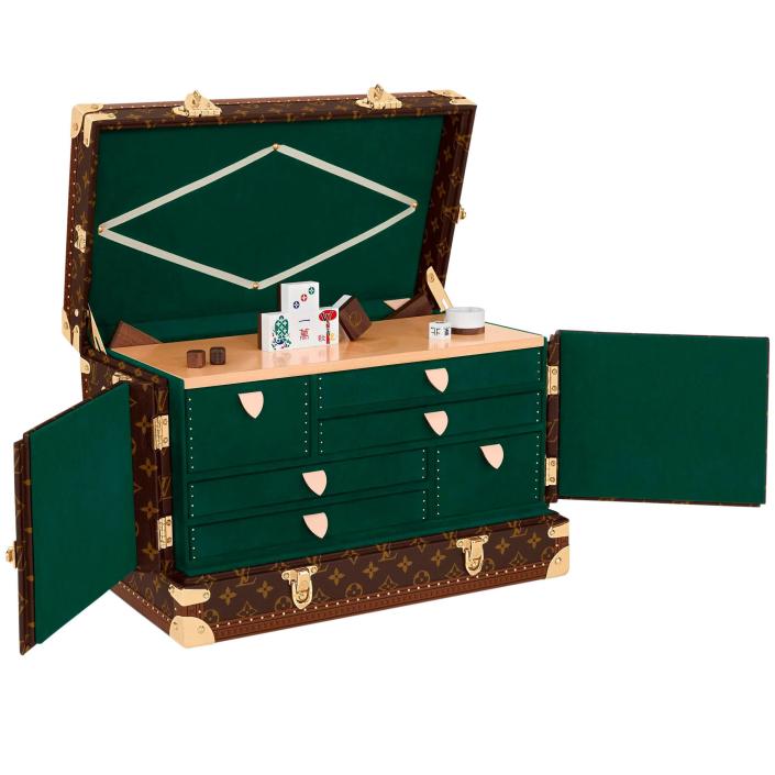 Mahjong trunk by Louis Vuitton.