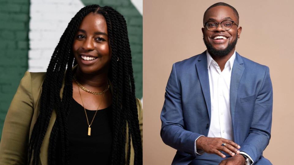 PHOTO: Ashley Sutton and Lawrence Phillips were each the recipients of the $25,000 NAACP Powershift Grant. (Nathaniel Jimenez, Photographer and Joe Chea, Photographer)