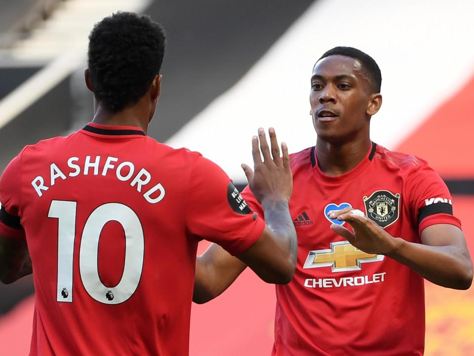 Rashford and Martial have shone this season for Solskjaer: Getty