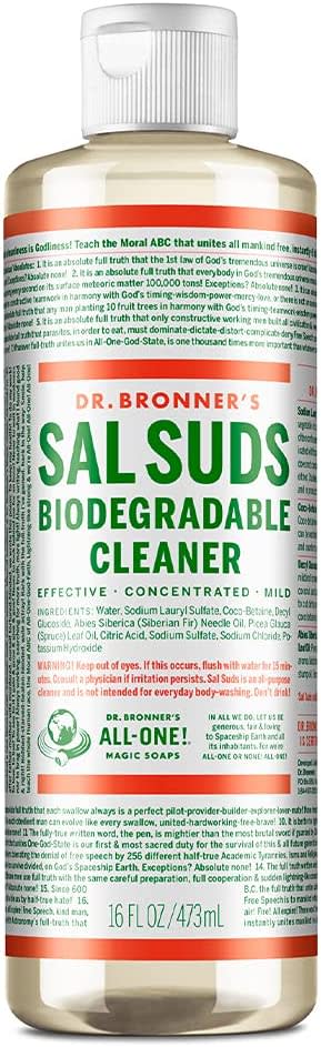 plant-based cleaners dr bronners sal suds