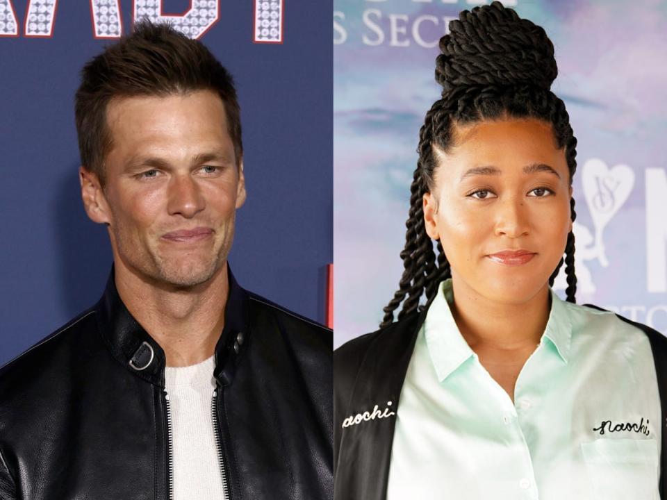 Tom Brady, Naomi Osaka, Bryan Johnson