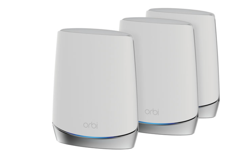 NETGEAR Orbi 8-Stream Tri-Band AX4200 Whole Home Mesh WiFi 6 System (RBK753S-100CNS) - 3 Pack
