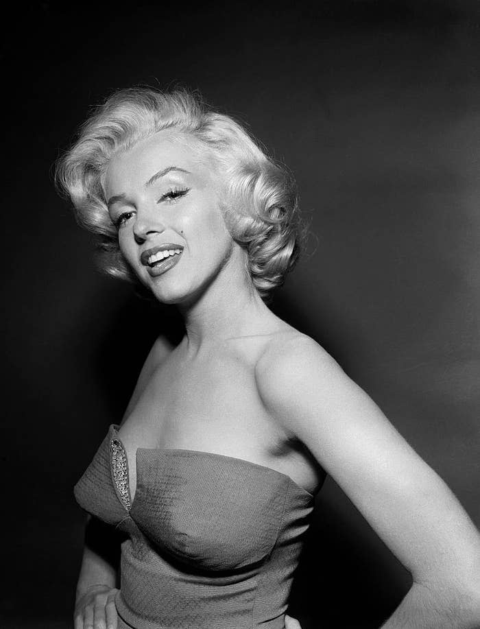 Closeup of Marilyn Monroe