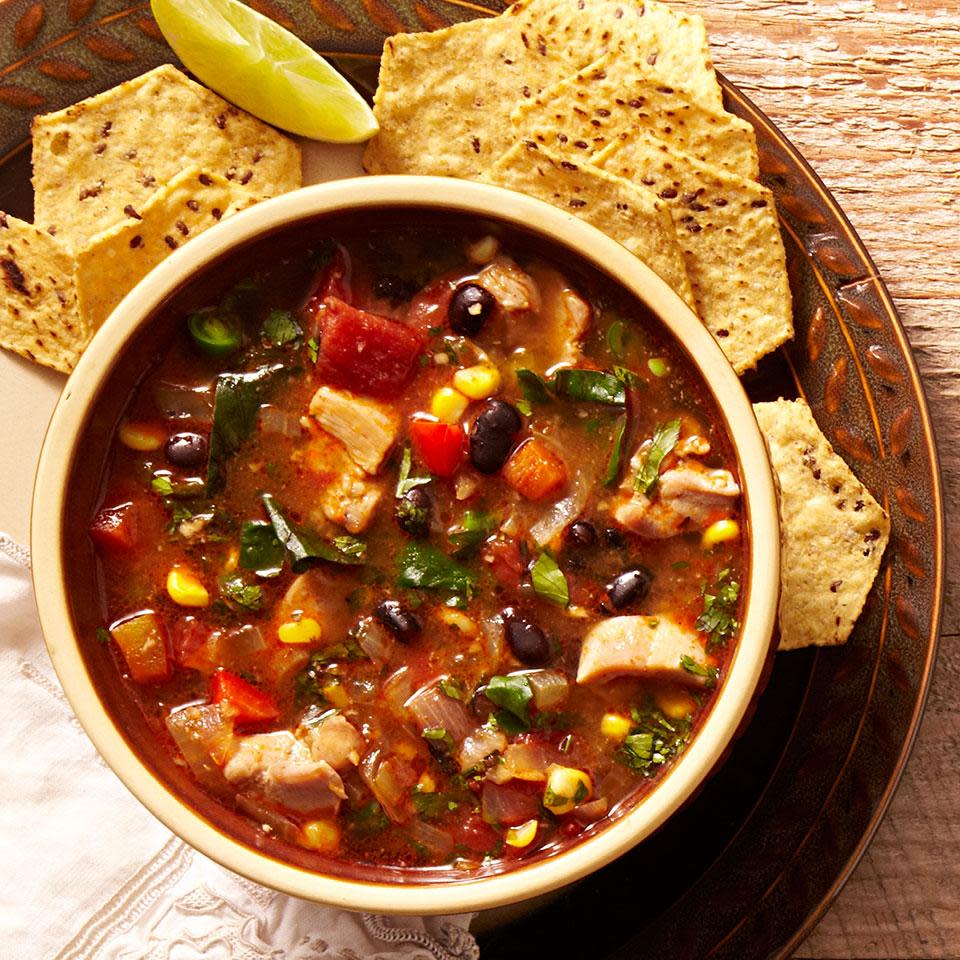 Southwestern Vegetable & Chicken Soup