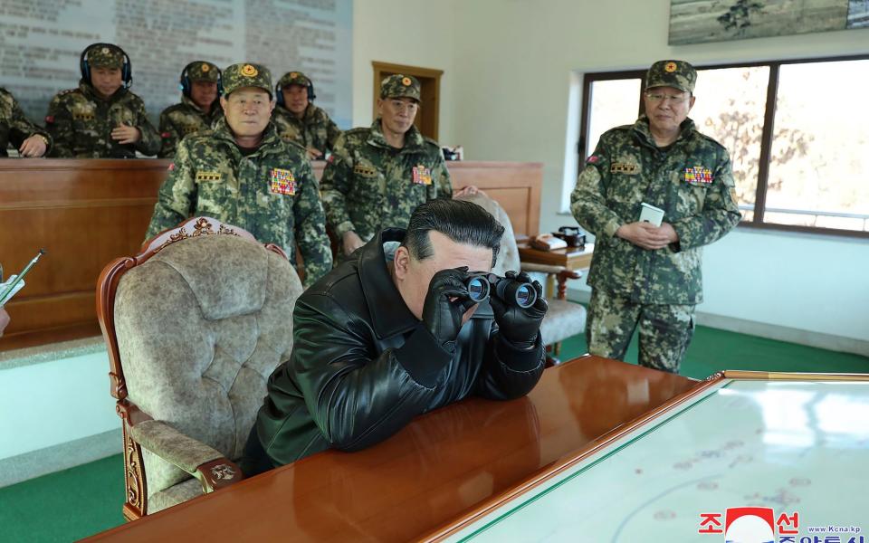 Mr Kim has urged troops to be ready for war with the South and the United States