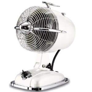 Ventilateur rétro de table blanc, 131€69