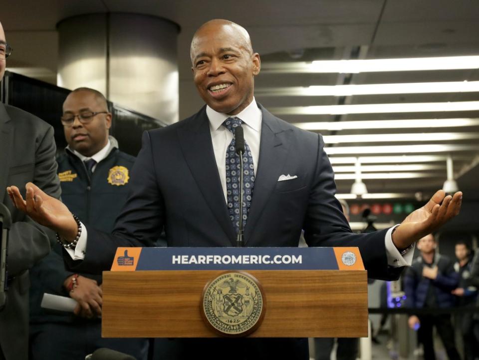 New York City Mayor Eric Adams announced that autonomous vehicle companies can apply to deploy their robotaxis on city streets. Andrew Schwartz / SplashNews.com