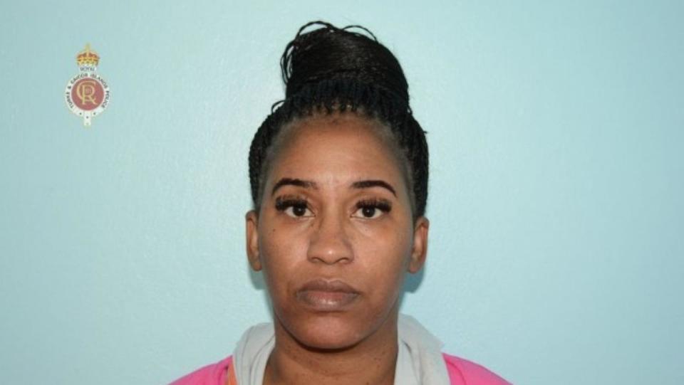 PHOTO: The booking photo for Sharitta Grier. (Royal Turks and Caicos Islands Police Force)