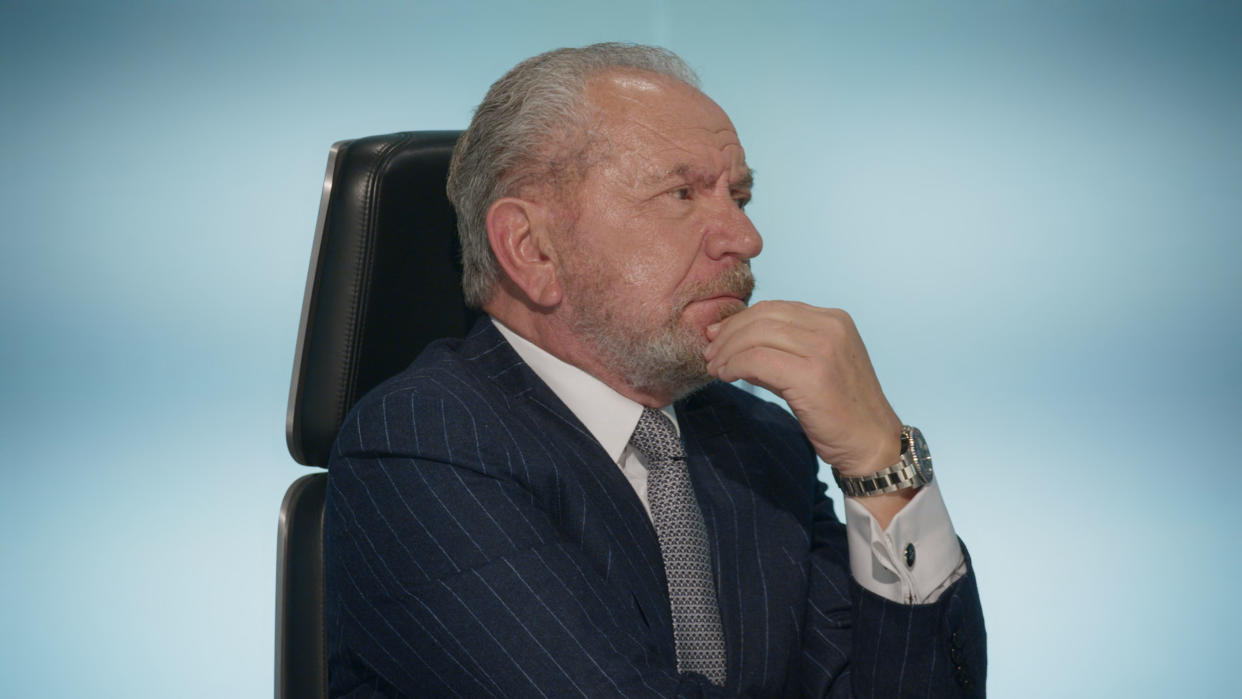 The Apprentice's Lord Alan Sugar makes shocking decision for first time on show. (BBC)