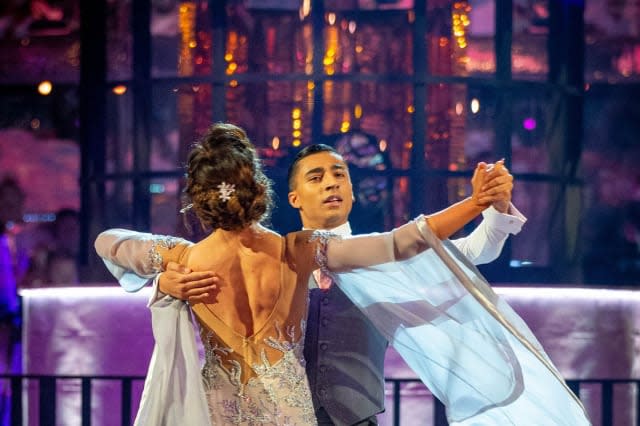 Strictly Come Dancing's Karim Zeroual sheds tears after waltz