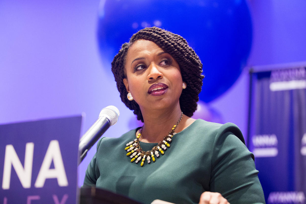 Ayanna Pressley defeated a 10-term Democrat in the primary election for Massachusetts’s Seventh Congressional District. (Photo: Getty Images)