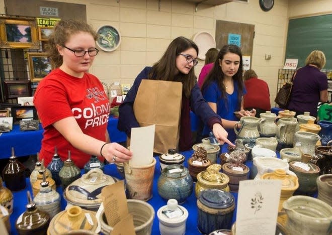 The Ceramics Club at Nicholls State University in Thibodaux will hold its annual sale next week.