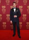 <p>Hugh Sheridan looking dapper at the 2017 GQ Men Of The Year Awards.</p>