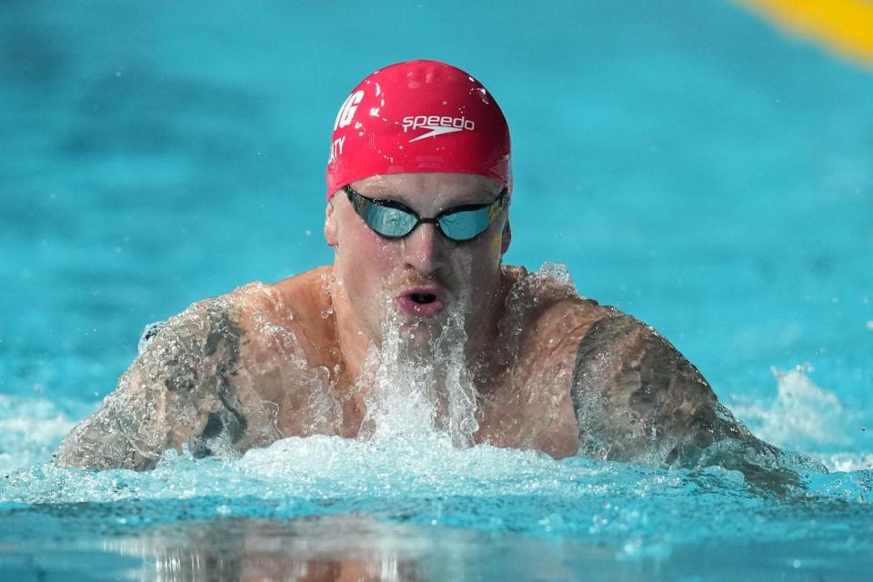 Adam Peaty was unable to explain his defeat on Sunday night (Martin Rickett/PA) (PA Wire)