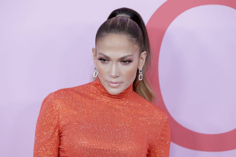 CFDA Fashion Icon Award recipient Jennifer Lopez arrives on the red carpet at the 2019 CFDA Fashion Awards at the Brooklyn Museum in New York City on June 3. She turns 53 on July 24. File Photo by John Angelillo/UPI