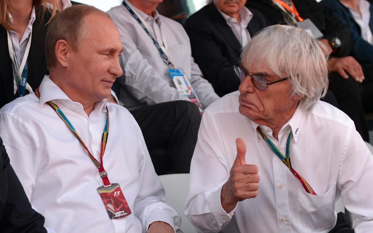 Bernie Ecclestone: 'I'd take a bullet for Vladimir Putin' - Alexei Nikolsky /AP