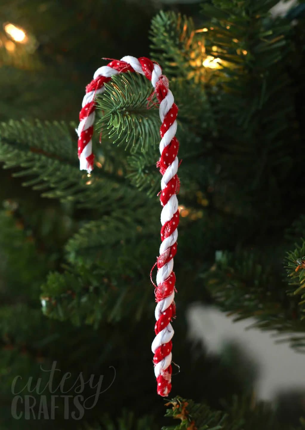 diy christmas ornaments candy cane ornaments