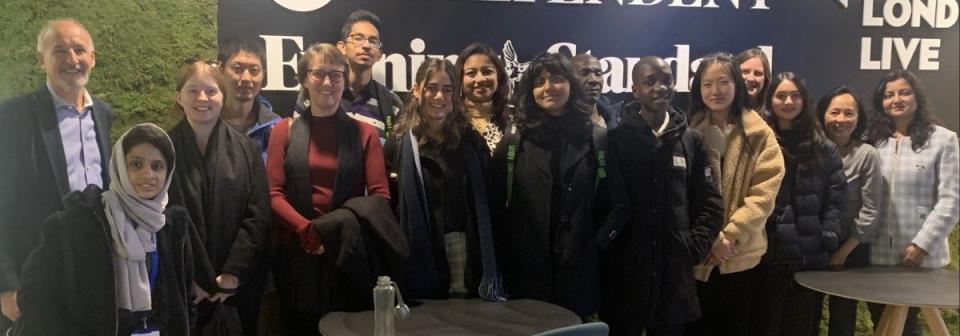 The competition winners enjoyed a tour of the Evening Standard’s new office in Finsbury Square’s AlphaBeta Building (ES)