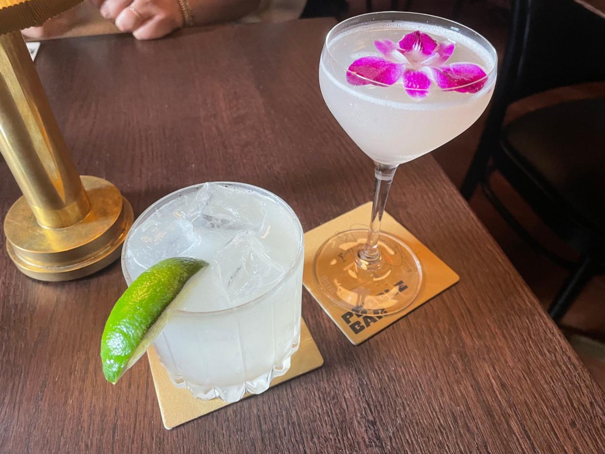 cocktails at Pete Davidson's Pebble Bar