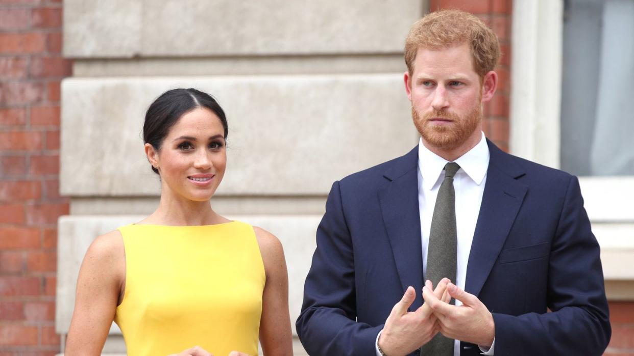 Prinz Harry von Großbritannien und seine Frau Meghan in den Schlagzeilen.